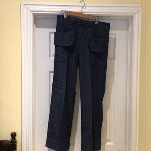 Sandro Navy Blue Pants Size 8